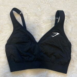 Black Gym Shark Sports Bra